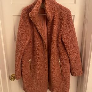 Loft Teddy Coat- Size XL